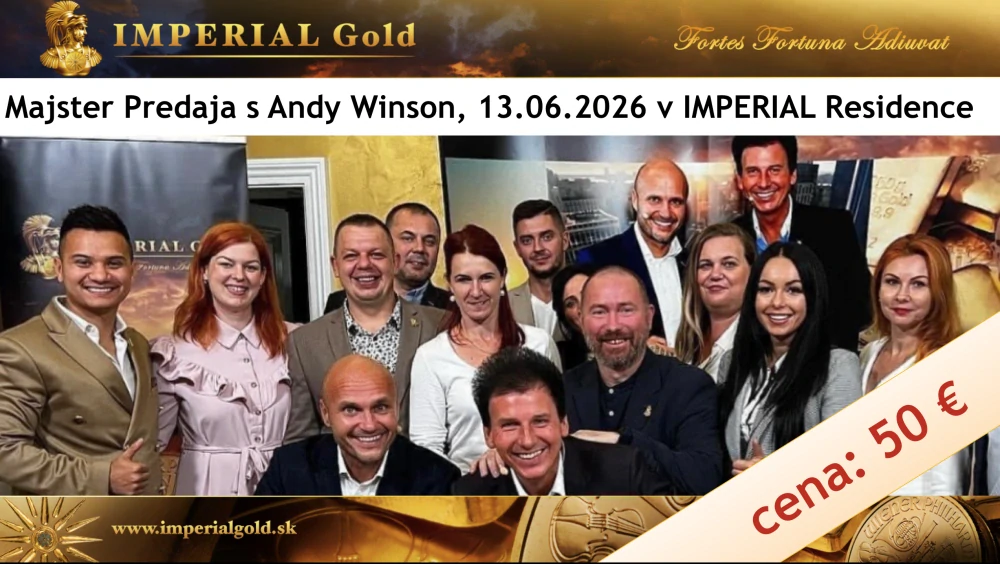 Majster Predaja s Andy Winson, 13.06. IMPERIAL Residence