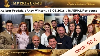 Majster Predaja s Andy Winson, 13.06. IMPERIAL Residence